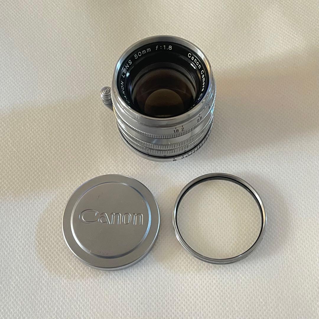 Canon II S改＋50mm F1.8 銀鏡胴 整備済
