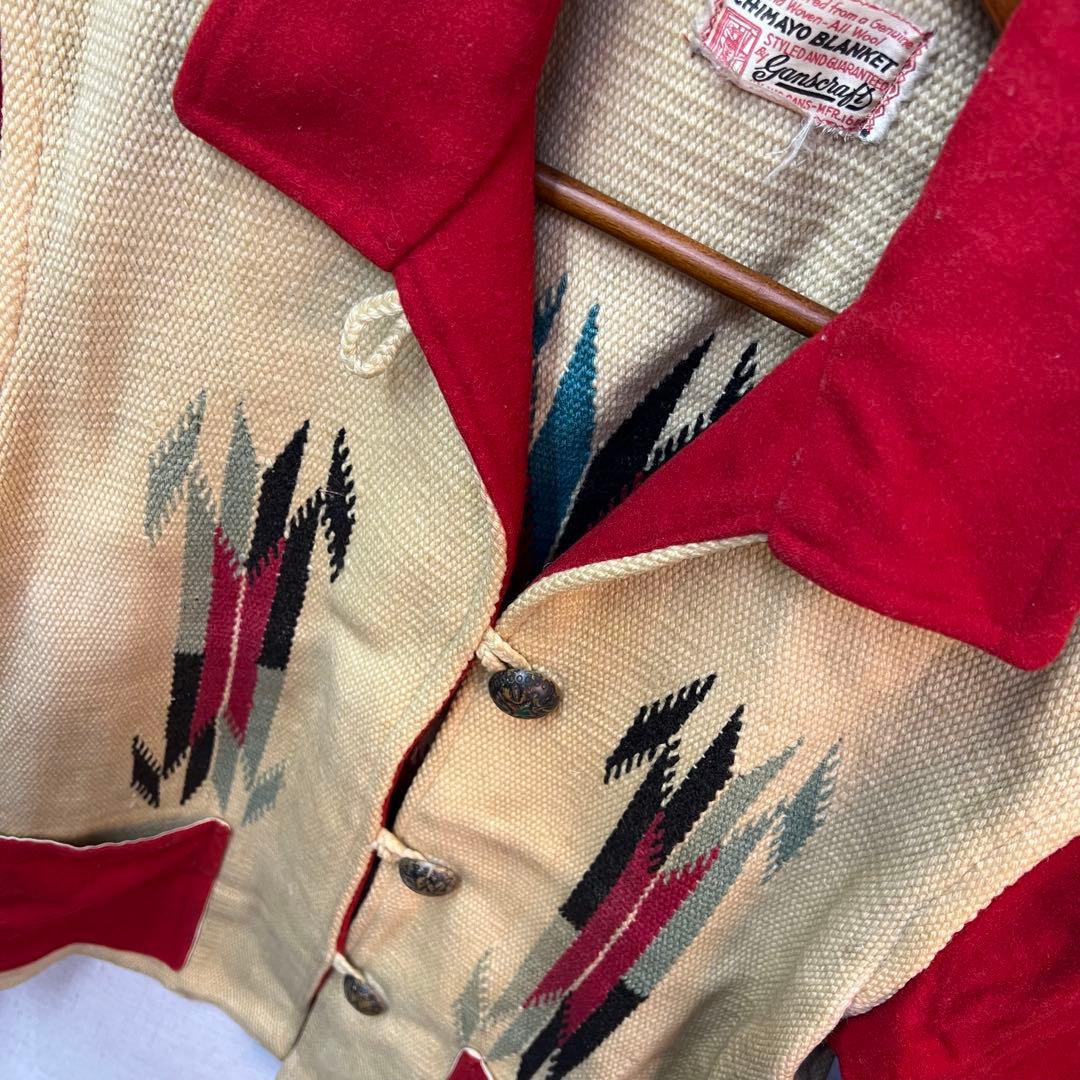バ*マ様 Ganscraft CHIMAYO BLANKET チマヨ ジャケット