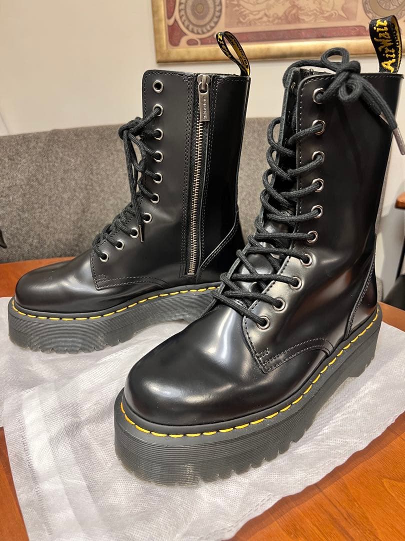 Dr. Martens ドクターマーチン 厚底ブーツ ブラック　24cm