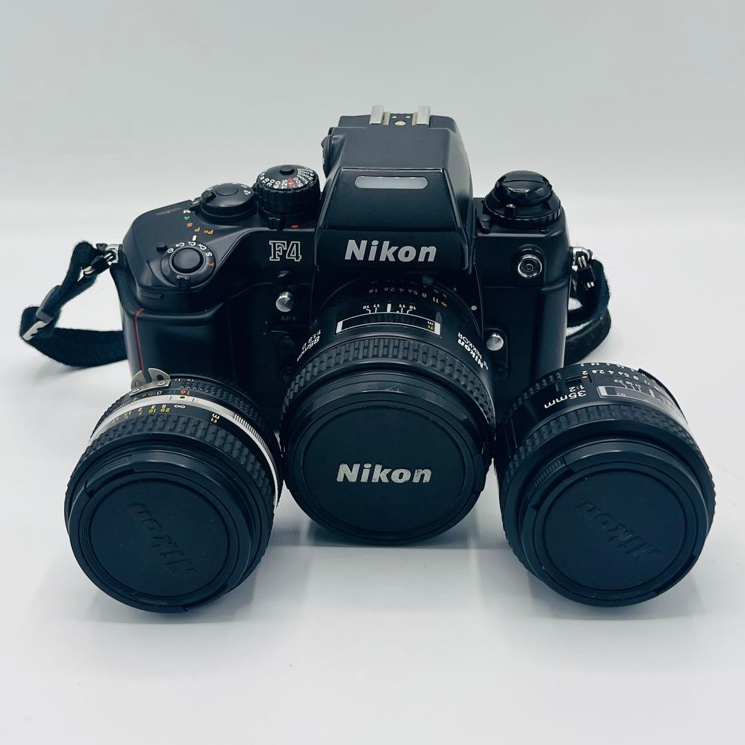 Nikon F4s filmカメラ + レンズセット