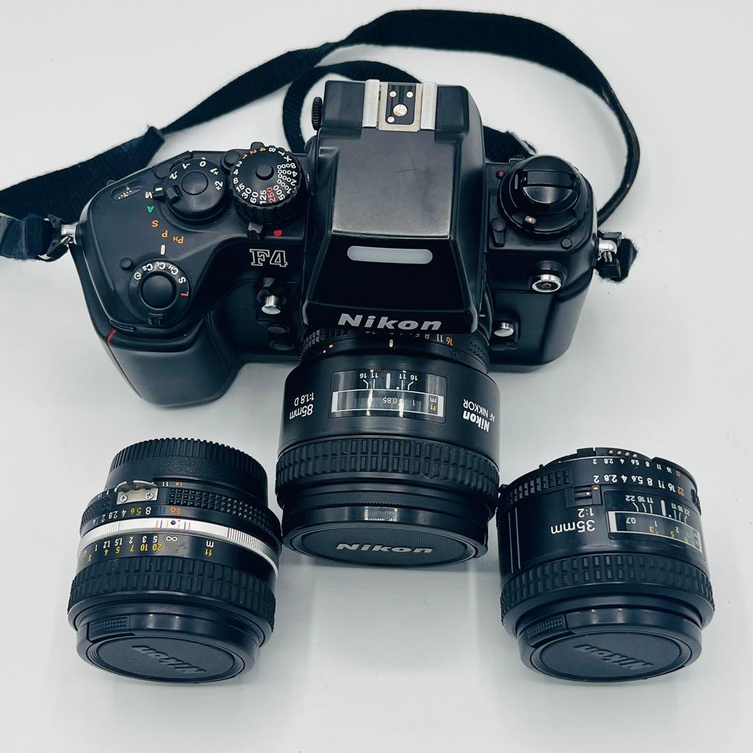 Nikon F4s filmカメラ + レンズセット