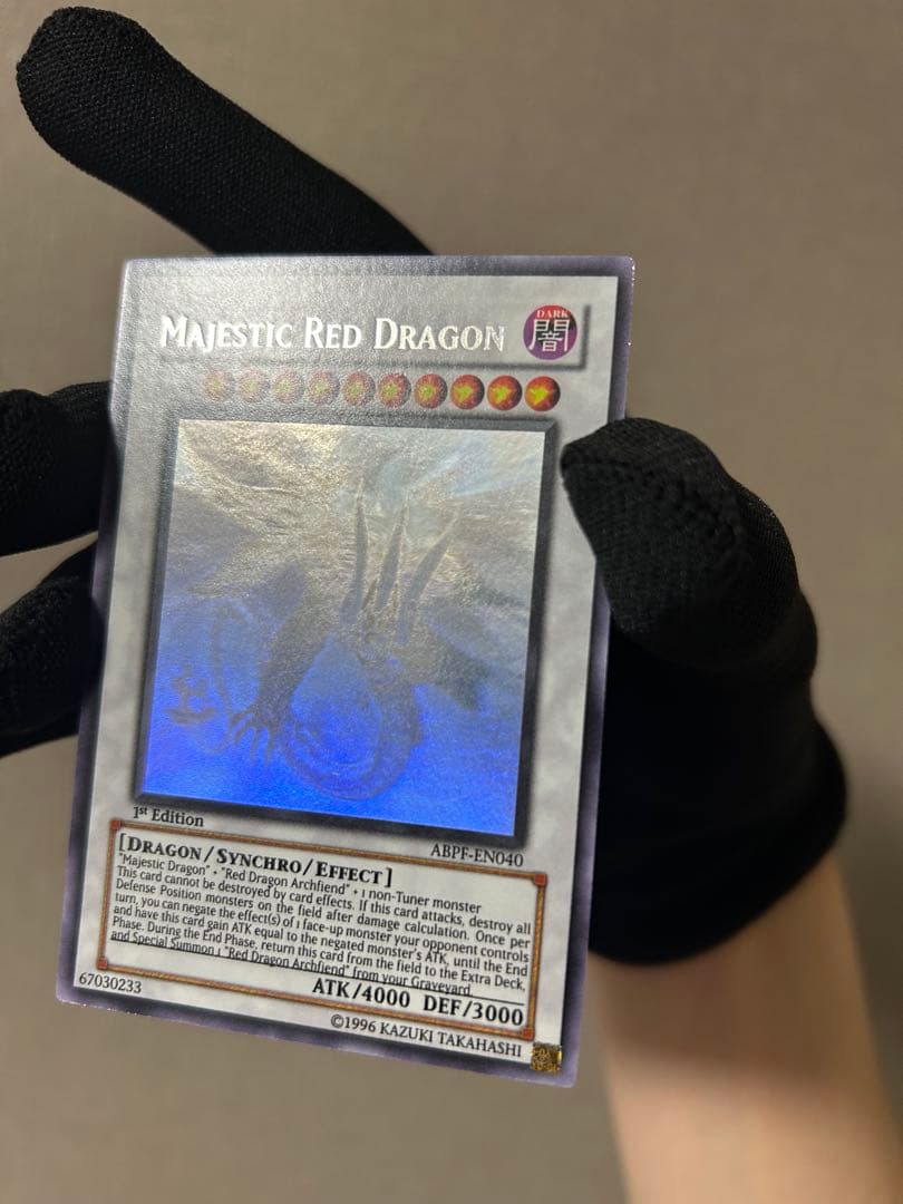 遊戯王　セイヴァーデモンドラゴン　ゴースト　英語　1st ホロ