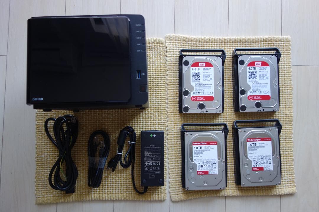 【美品】Synology DS916+ (28TB HDD WD Red)