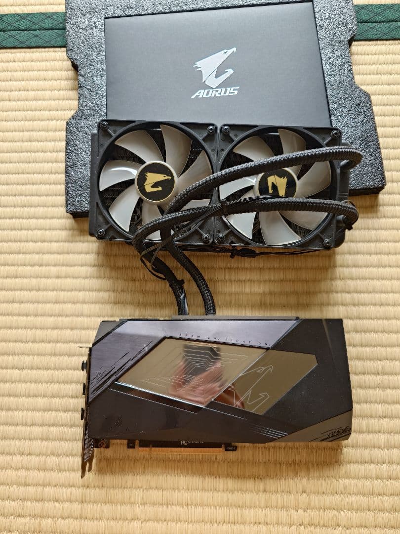 AORUS RTX 3090 XTREME水冷クーラグラボ　美品