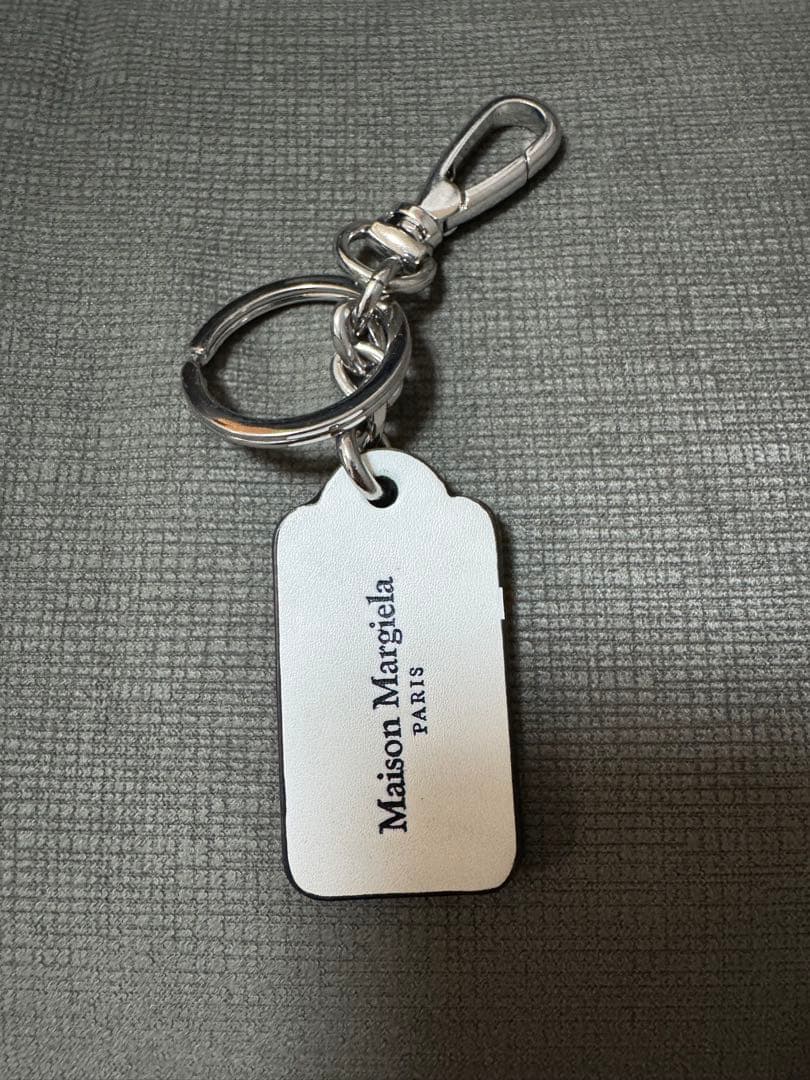 Maison Margiela TAG KEY RING SMALL ブラック