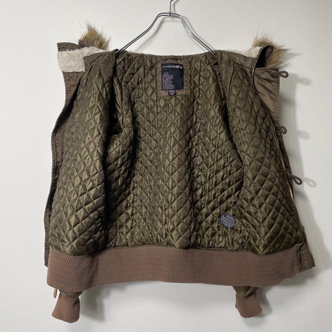 ALPHA INDUSTRIES N-2Bフライトジャケット ミリタリー y2k