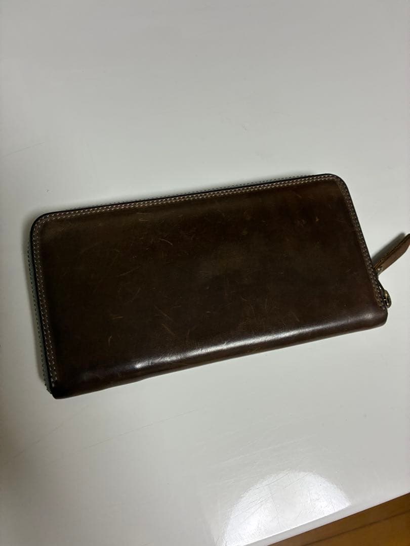 本日中値下moto FW1 墨染クロコ × イタリアンバケッタ ロングウォレット