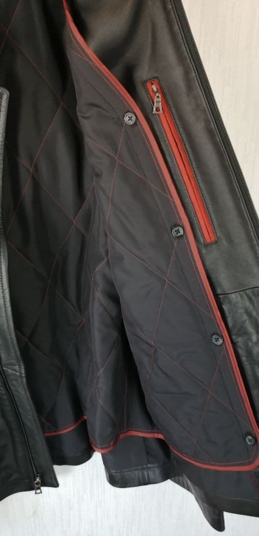 メンズ レザーブルゾン