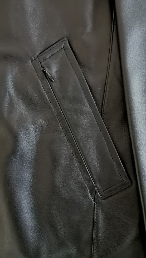 メンズ レザーブルゾン