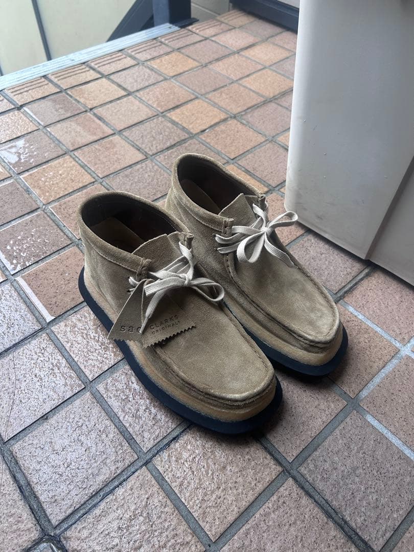 靴 sacai clarks 23SS Hybrid Wallabee Boot