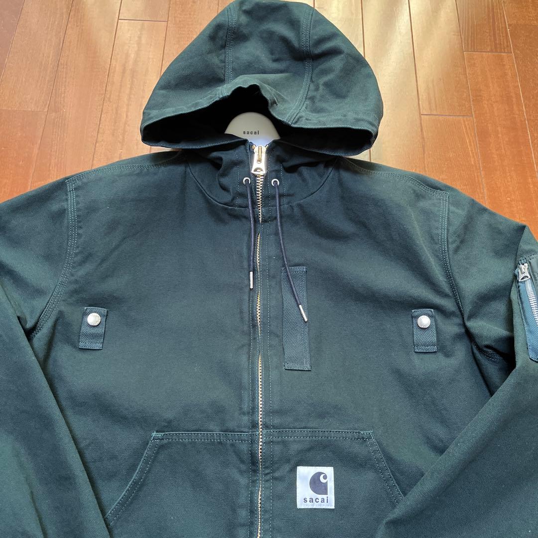 ジャケット・アウター sacai carhartt wip hooded green 3