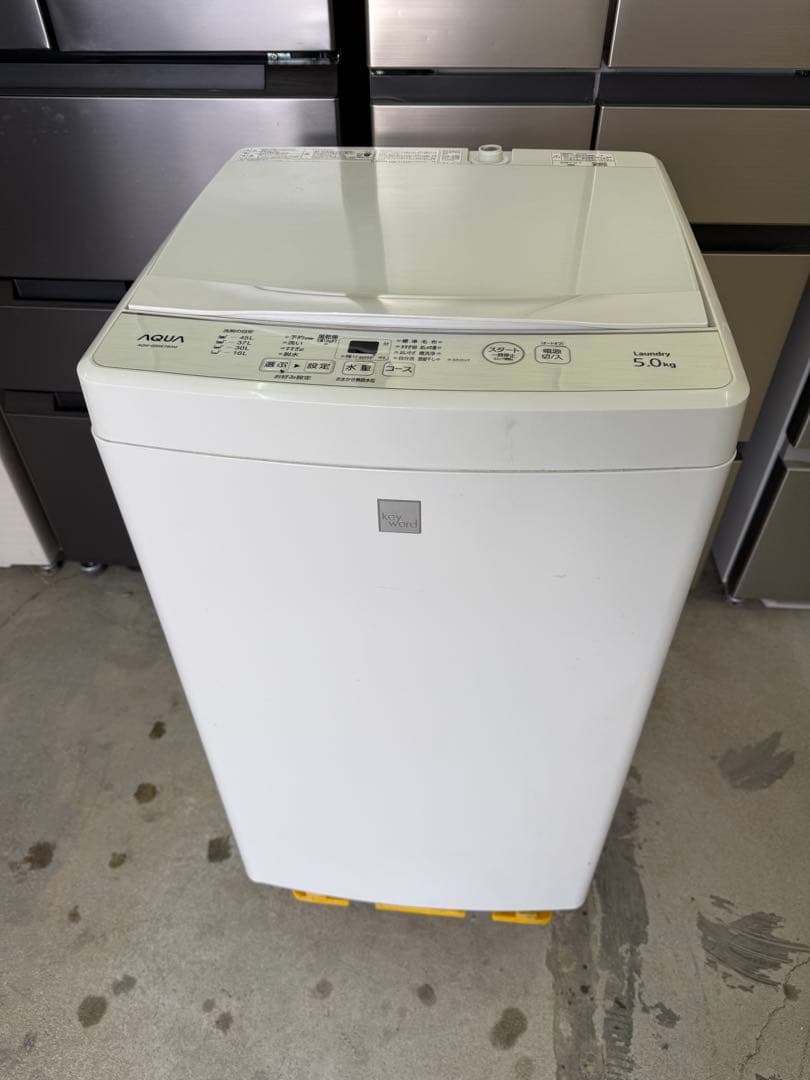 2019年式 5kg AQUA 洗濯機 AQW-GS5E7