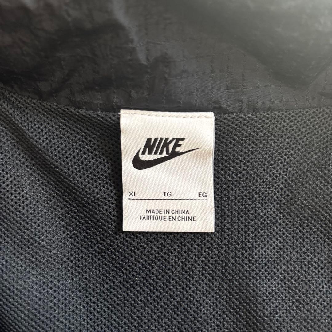 【美品】NIKE ナイキ ビッグスウッシュナイロンジャケット XL