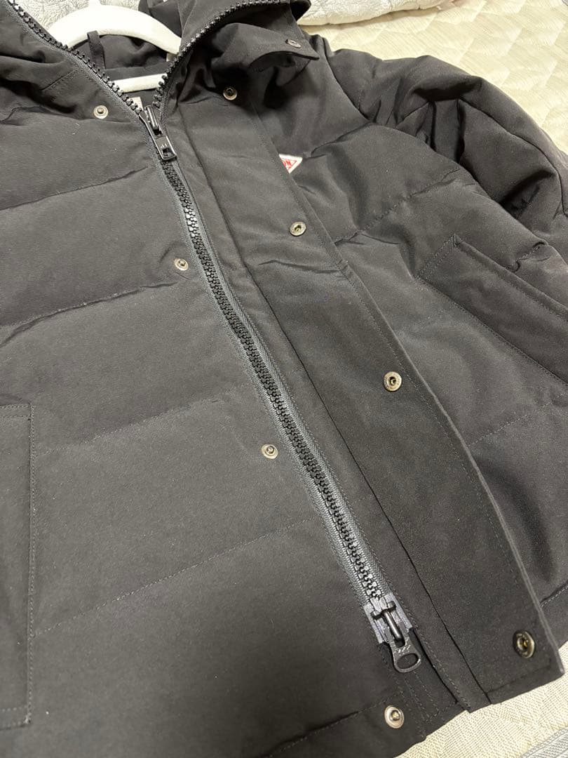 DANTON　ファー付きダウンジャケット36 ブラック　美品　最終お値下げ