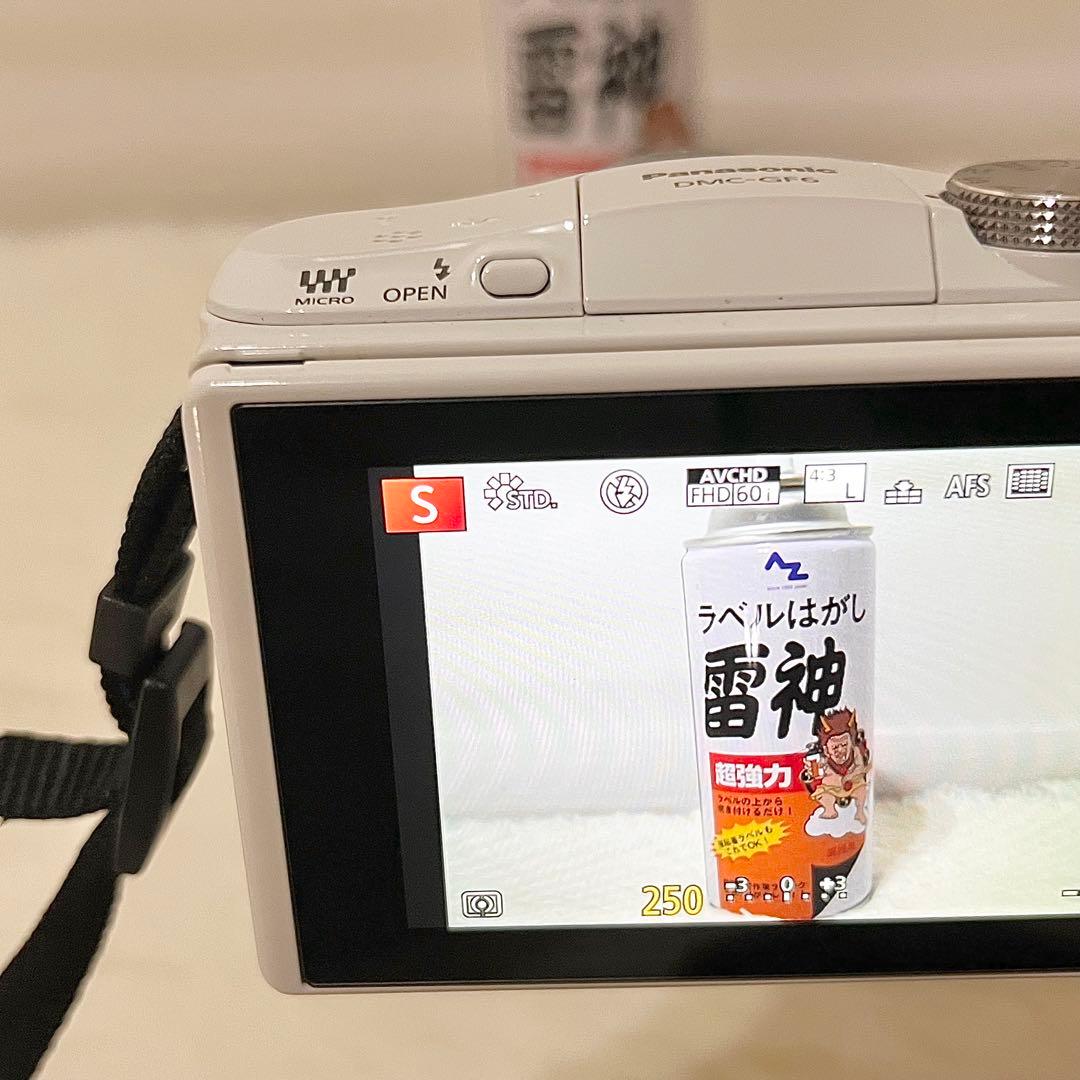 【極美品】Panasonic LUMIX DMC-GF6 ダブルズームキット