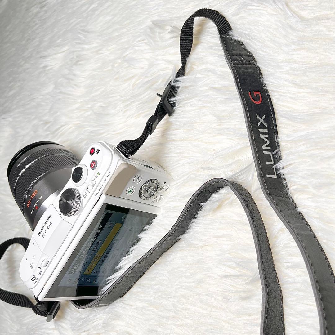 【極美品】Panasonic LUMIX DMC-GF6 ダブルズームキット