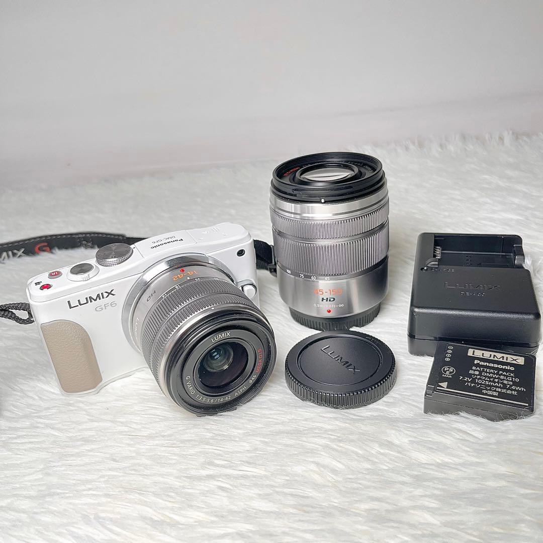 【極美品】Panasonic LUMIX DMC-GF6 ダブルズームキット