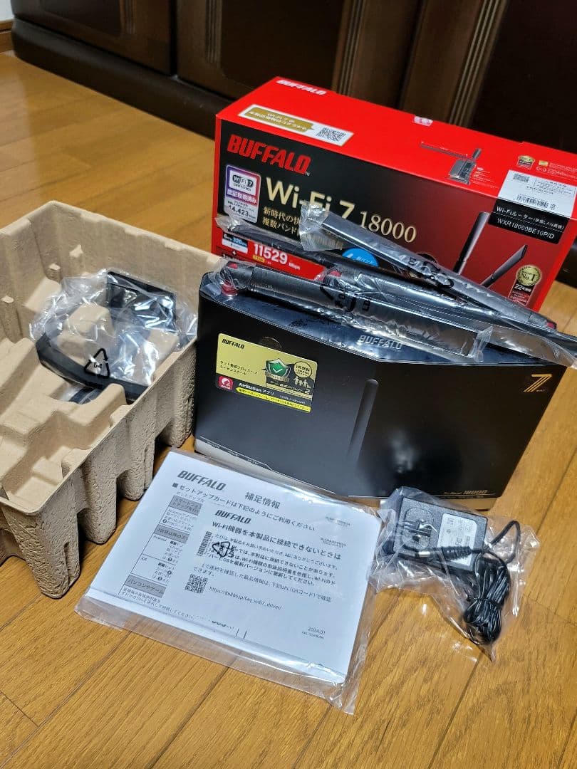 最終価格☺️新品同様 WXR18000BE10P/D Wi-Fiルーター