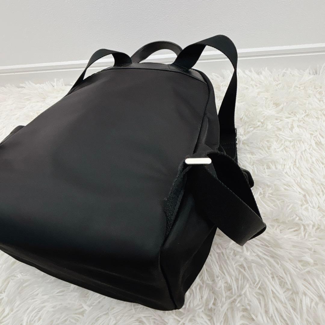 美品✨kate spadeケイトスペード チェルシー黒リュック ナイロン×レザー