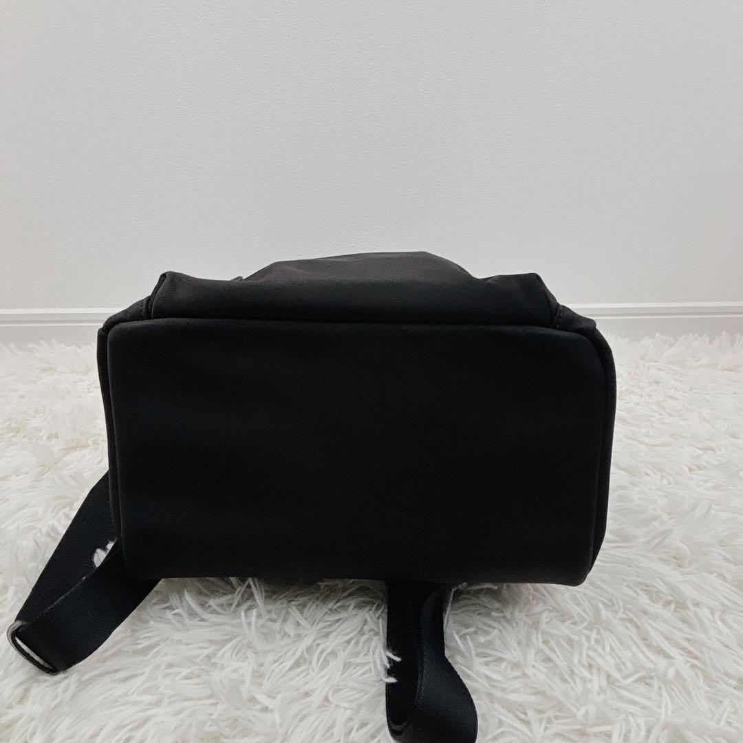 美品✨kate spadeケイトスペード チェルシー黒リュック ナイロン×レザー
