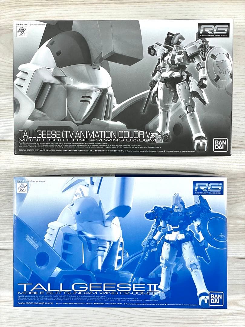 RG トールギス Ⅰアニメカラー&Ⅱ 2体セット 新品未組立