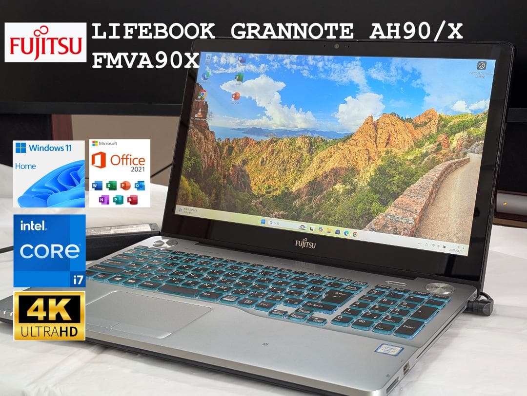 【4Kタッチ画面】LIFEBOOK i7/16GB/SSD1TB/Office付