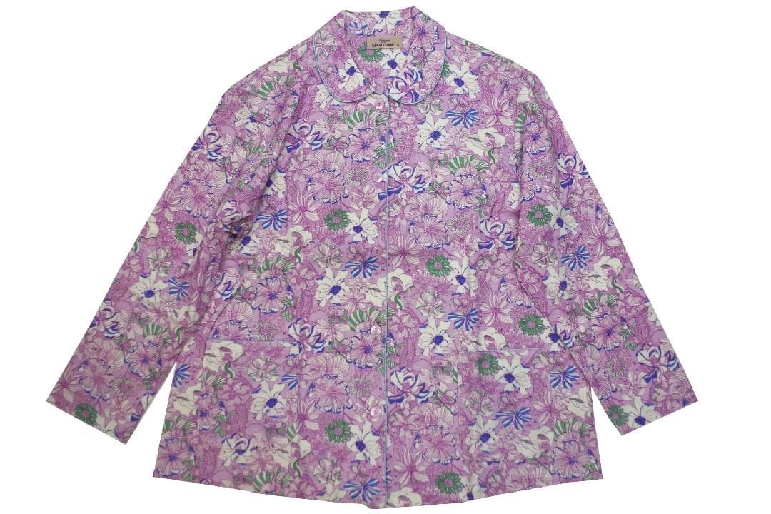 【新品】リバティ LIBERTY fabric　秋冬物パジャマ（M)　日本製