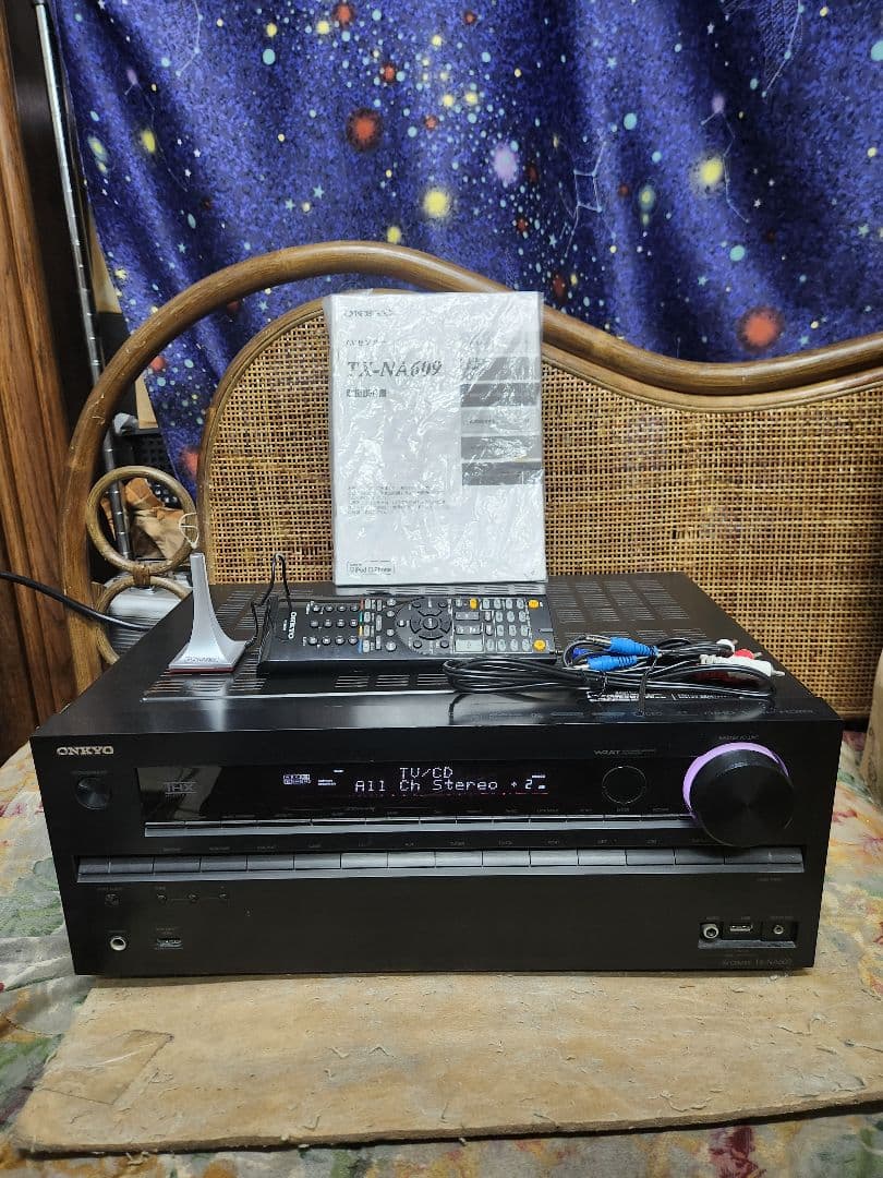 新品同様！フルサポートAVアンプ！付属品完備！ONKYO TX-NA609