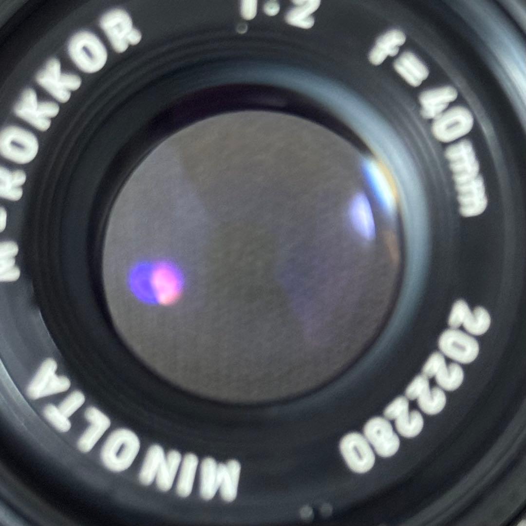 Minolta M-ROKKOR 40mm f/2 Mマウント 単焦点レンズ