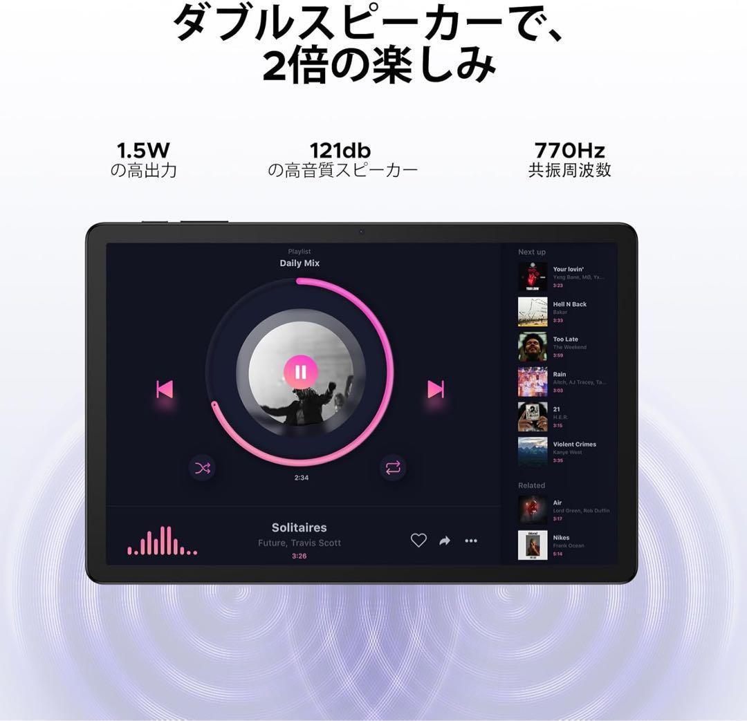 Android16タブレット 11インチ 32GB+256GB+2TB