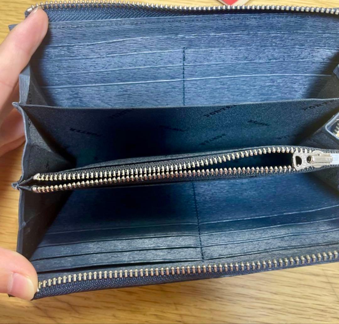 PORTER CURRENT 長財布　ネイビー
