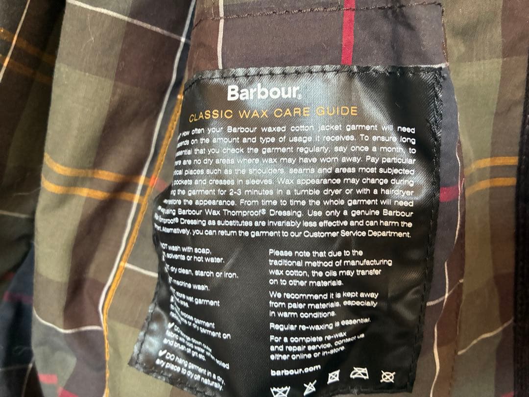 バブアー LUTZ WAXジャケット　XXL 23AW