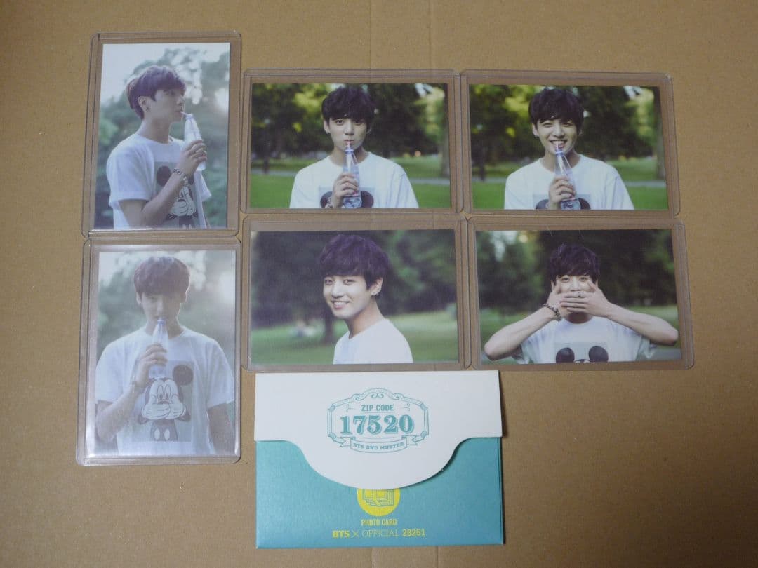 BTS 2NDMUSTER ZIPCODE17520ジョングクミニフォト トレカ