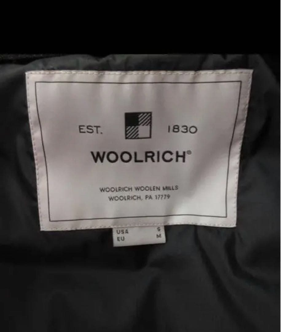正規品 WOOLRICH ダウンジャケット メンズ M ブラック ライトダウン