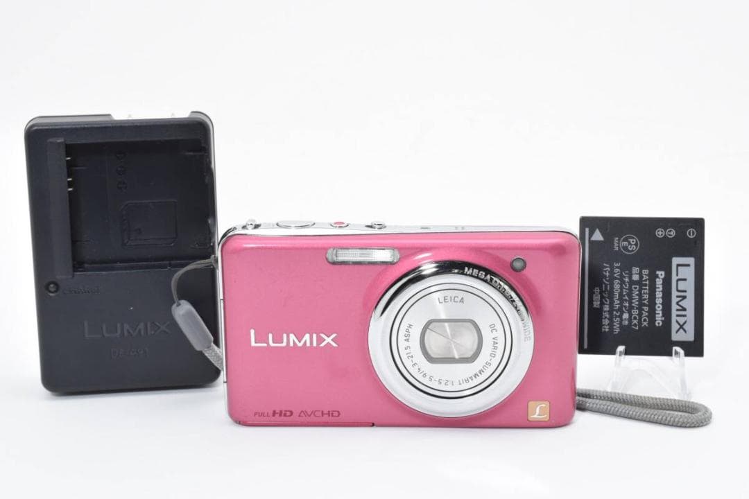 【美品】 Panasonic LUMIX DMC-FX77 ピンク #103