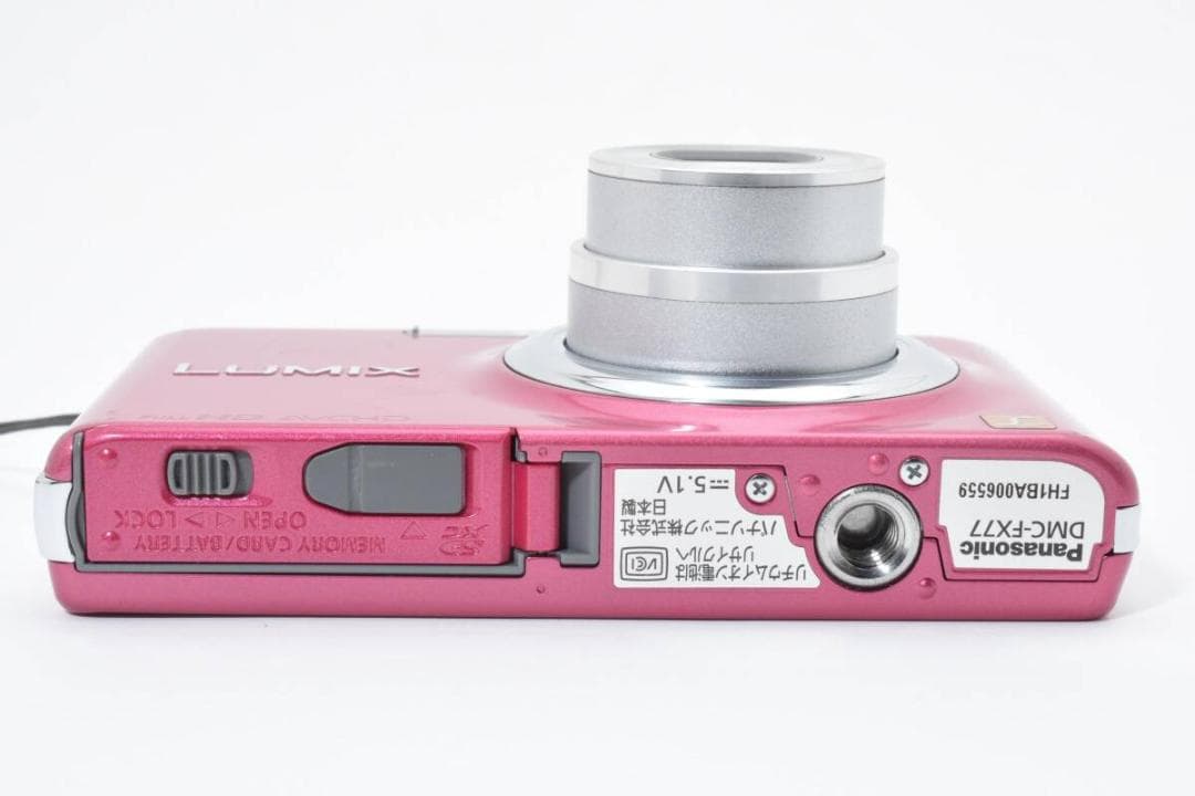 【美品】 Panasonic LUMIX DMC-FX77 ピンク #103