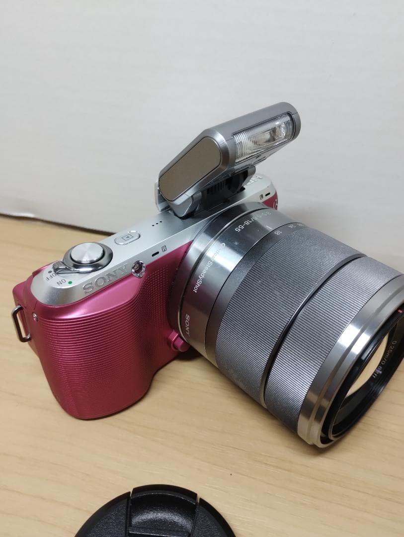 ✨人気✨ SONY α NEX-C3 ズームレンズキット ピンク ミラーレス