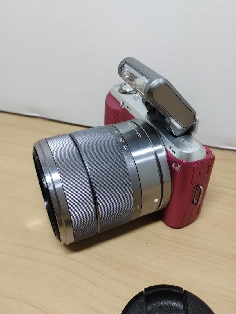 ✨人気✨ SONY α NEX-C3 ズームレンズキット ピンク ミラーレス