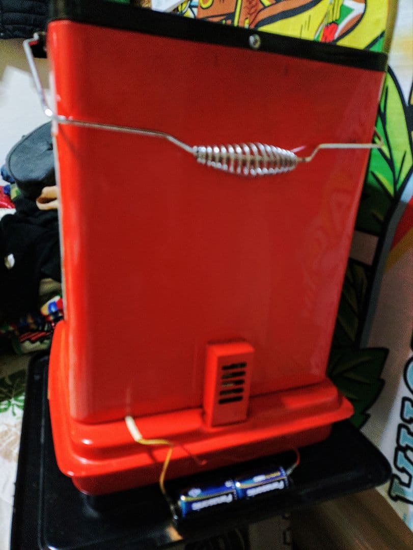 レトロ石油ストーブ　NEC石油ストーブDP-292HA 小型石油ストーブCAMP