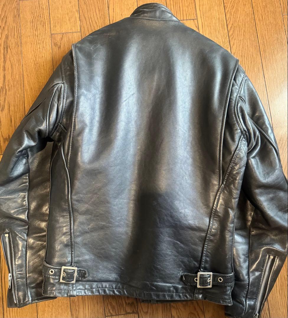 ＊ゆあもこ＊ Schott ブラックレザーライダースジャケット