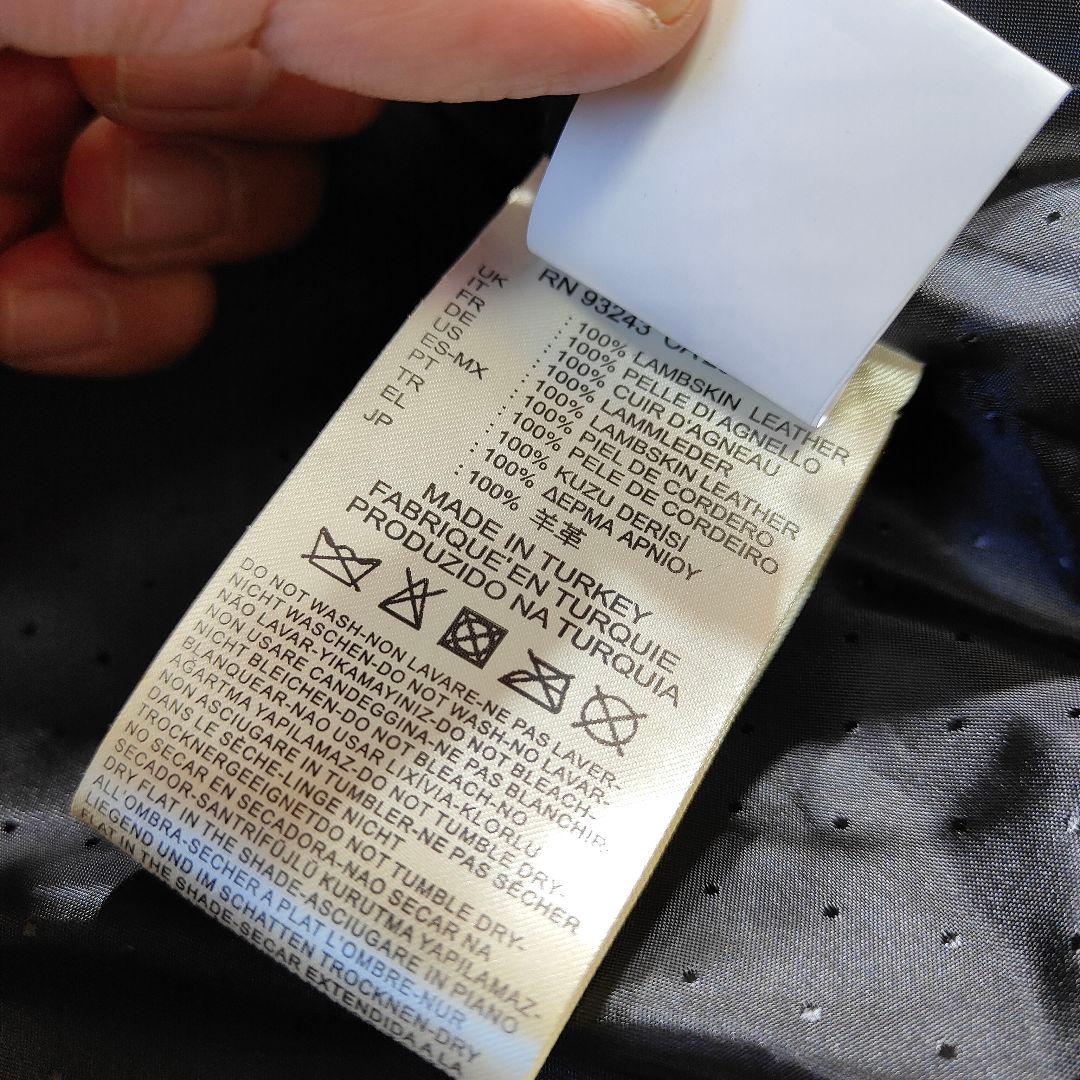 DIESEL TIMELESS 羊革 ラムレザー シングルライダースジャケット