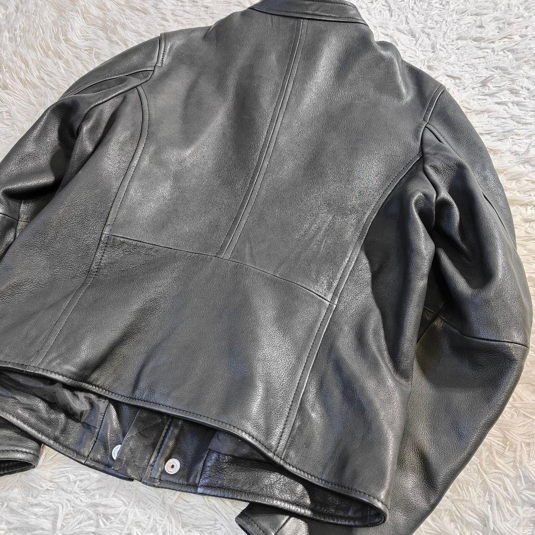 DIESEL TIMELESS 羊革 ラムレザー シングルライダースジャケット