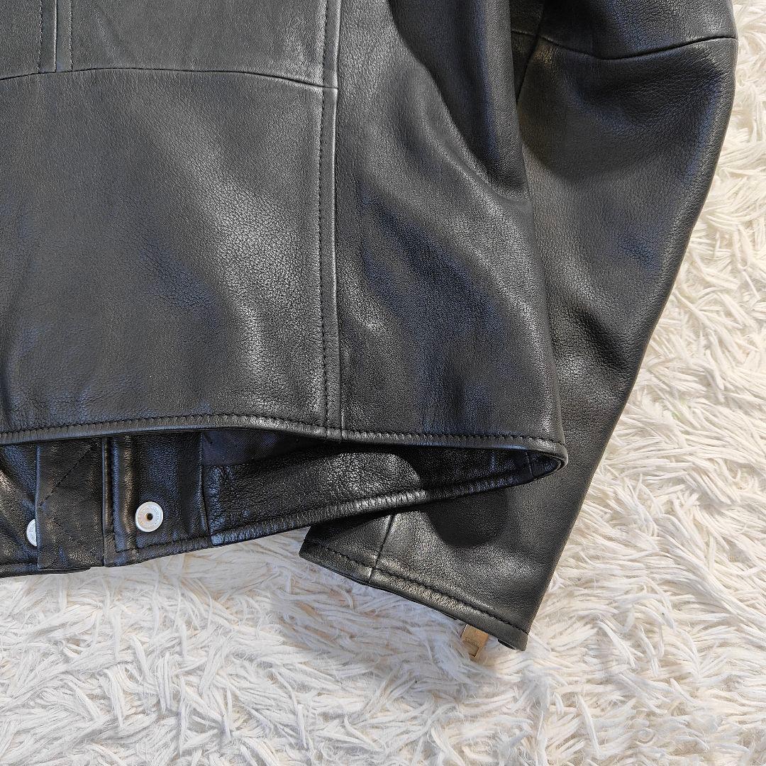 DIESEL TIMELESS 羊革 ラムレザー シングルライダースジャケット