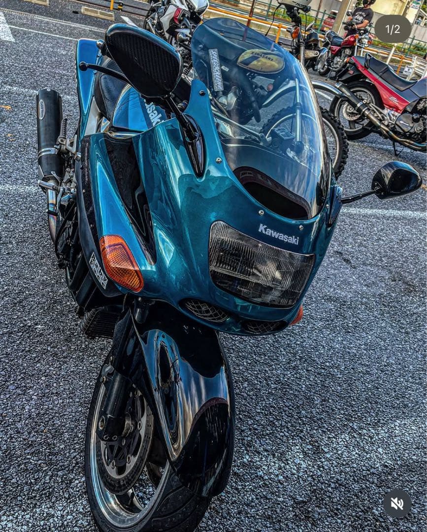 ZZR1100D SIMOTA シモタ カーボンミラー