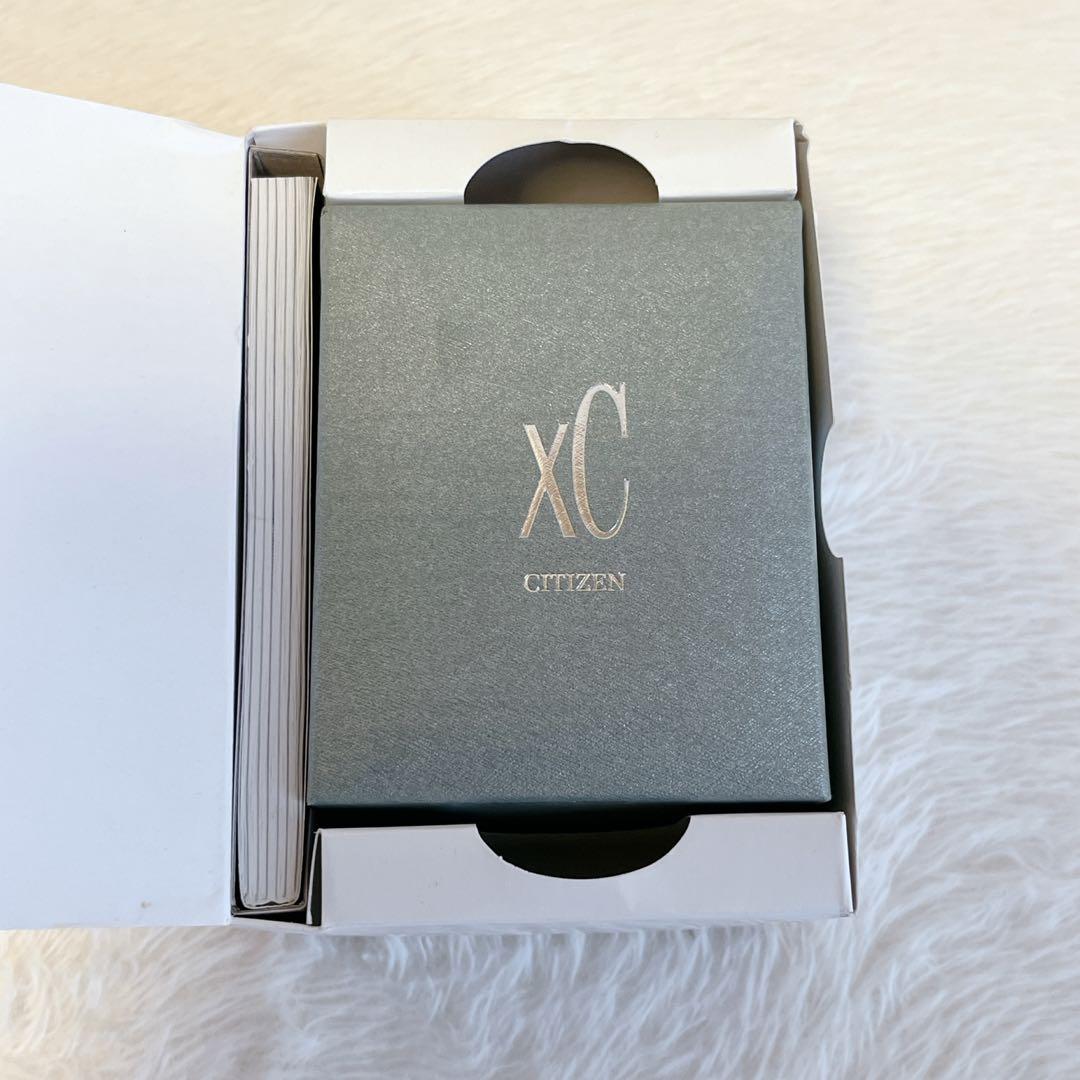 【美品】 シチズン xC クロスシー エコドライブ電波時計 レディース腕時計