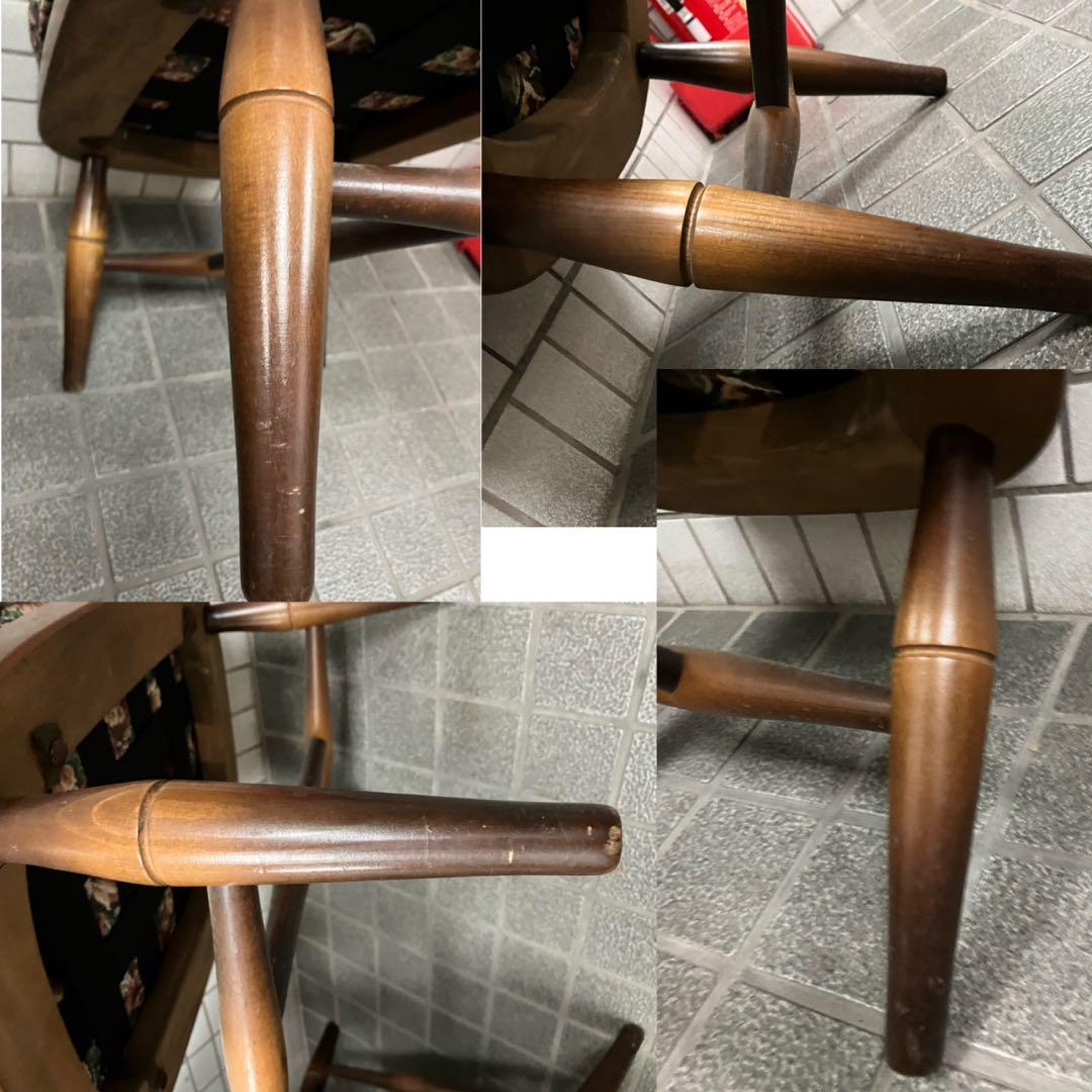 ヴィンテージ 飛騨家具 飛騨産業 乗鞍 オットマン　キツツキ 民芸 飛騨スツール