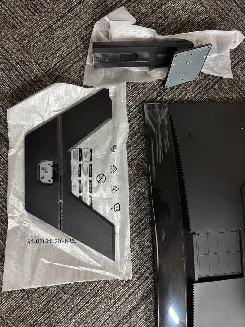 GIGABYTE G34WQC (台座なし) 34インチ　ウルトラワイド