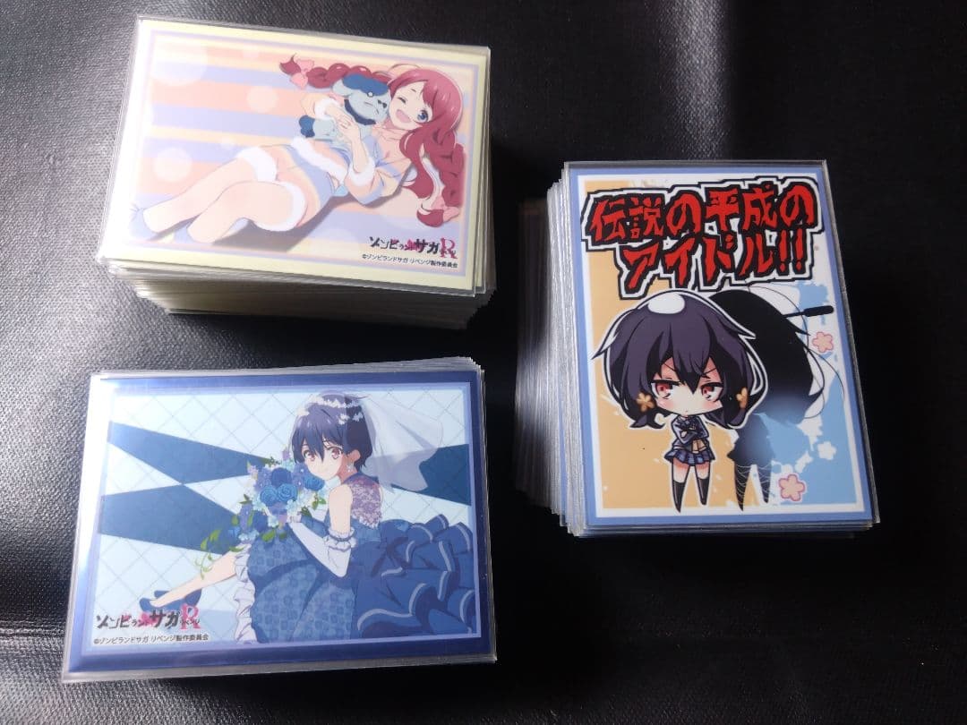 ヴァイスシュヴァルツ 引退品 ゾンビランドサガ デッキ3個+TD2個とパーツ