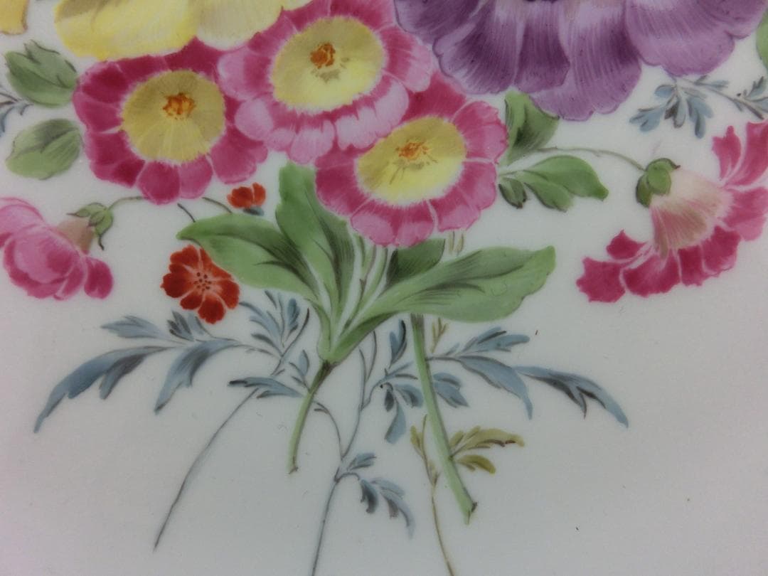 【マイセン】フラワーブウケ飾り皿