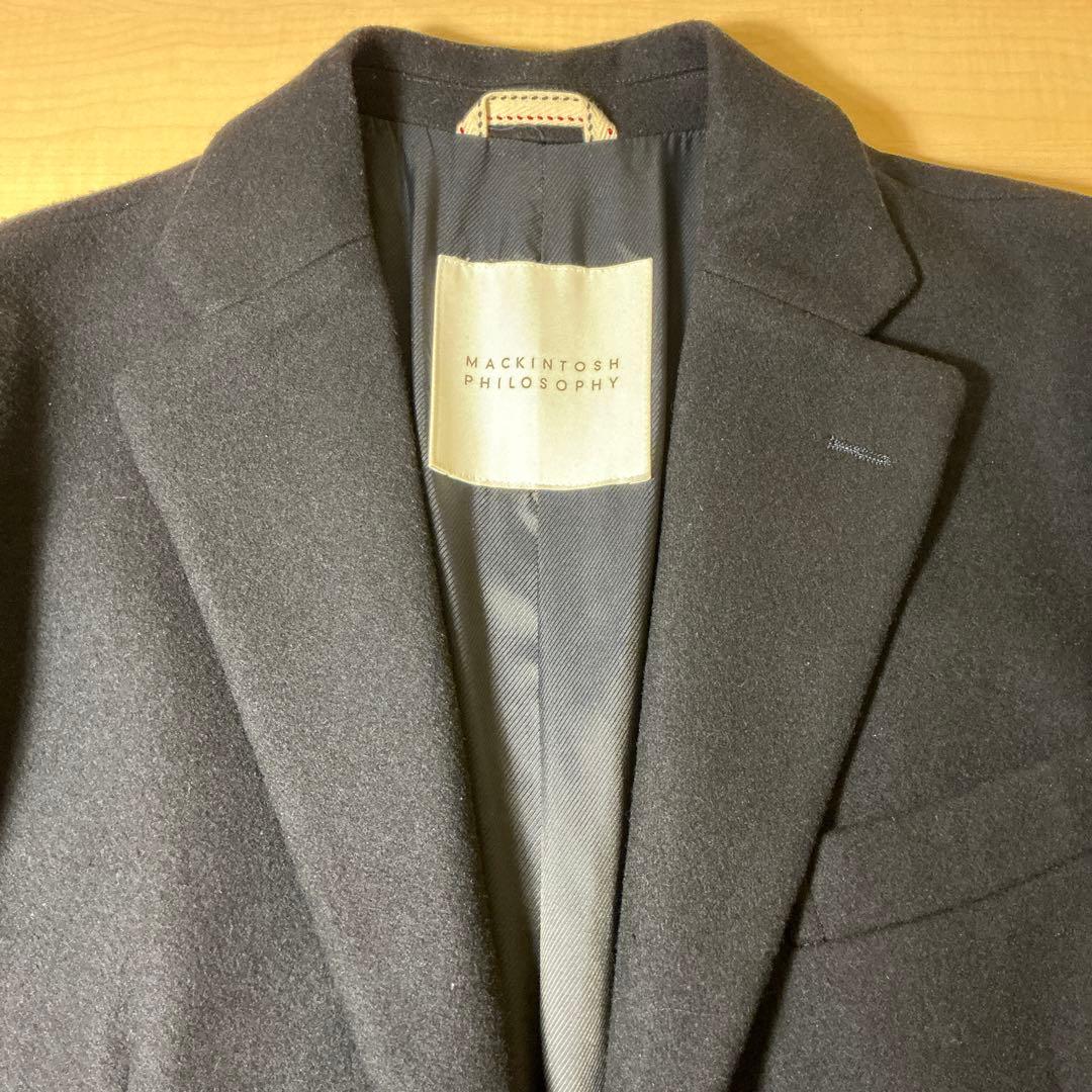 MACKINTOSH PHILOSOPHY ネイビー チェスターフィールドコート